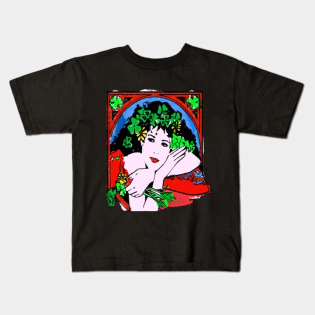 Me Darlin' Saint Paddy's Girl Kids T-Shirt by vivachas